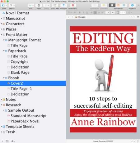 Creating A Cover (Compiling With Scrivener 3) | ScrivenerVirgin