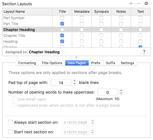 The Scrivener Mindset: Formatting Via Section Layouts - ScrivenerVirgin