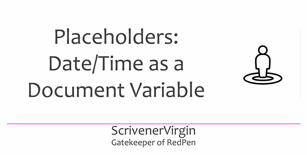 Header image | Placeholders: Date/Time as a Document Variable